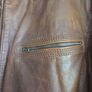 Timberland brown leather jacket Image 9