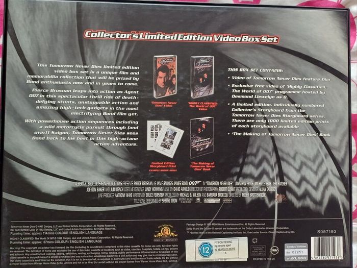 James Bond Tomorrow Never Dies Box Set.