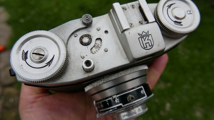 Vintage KING REGULA CAMERA made in Germany in leather case 1950s