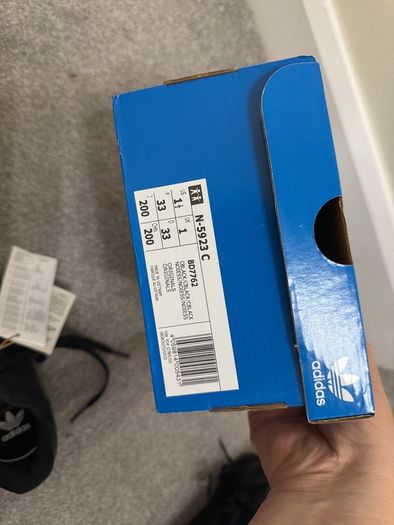 New Adidas trainers size 1 uk