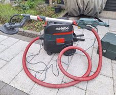 Metabo plaster sander + M class vacuum cleaner