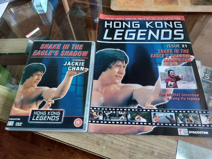 collection of Hong Kong Legend DVDs and magazine