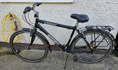 Ammaco Suburban Commuter Hybrid Bike Black