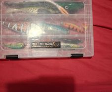 Savage gear box of 10 mixed lures