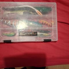 Savage gear box of 10 mixed lures