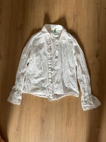 Beautiful United Colours of Benetton Girls Shirt 10-11years