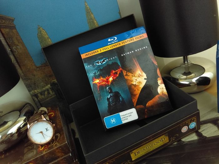 2 Batman Movies Boxset ! Blu Ray ! The Dark Knight + Batman Begins !