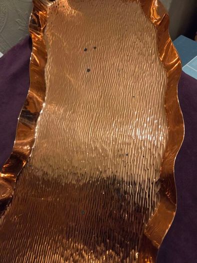 Solid Copper Henry Loveridge & Co "Kidney" tray