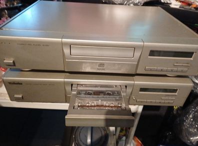 Technics cd and cassette deck player