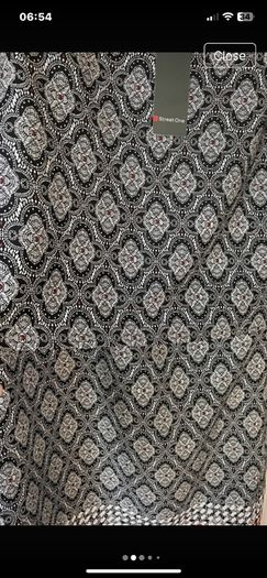 dress Bnwt streetone black print dress size 12