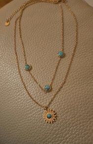 waterproof, perfume proof & tarnish proof necklace.