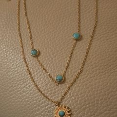 waterproof, perfume proof & tarnish proof necklace.