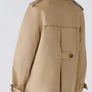 German brand Oui - Short Trench Jacket - Camel - UK 12 - BNWT RRP 260 Image 3