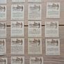 33 Vintage Cigarette Cards - Railway Centenary 1825-1925.  Hill Tobacco. Trains, Locomotives Image 9