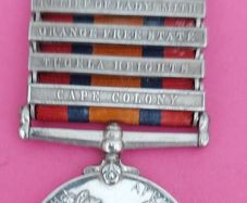 Anglo-Boer War Q.S.A. 5 Bar Medal 1899- 1902 with "Ghost Dates" 1st Connaught Rangers