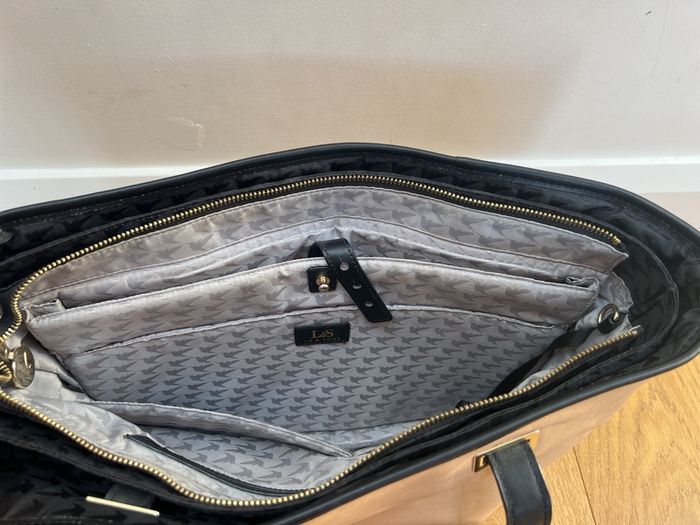 Lo & Sons Seville leather laptop tote bag
