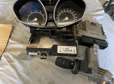 ford fiesta 1.0 clock and ignition set