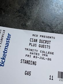 concert tickets