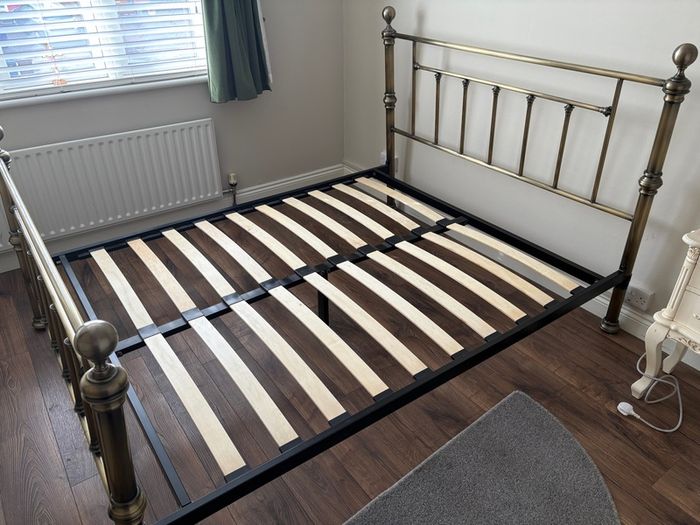 King Size Bed Wood Slats for support