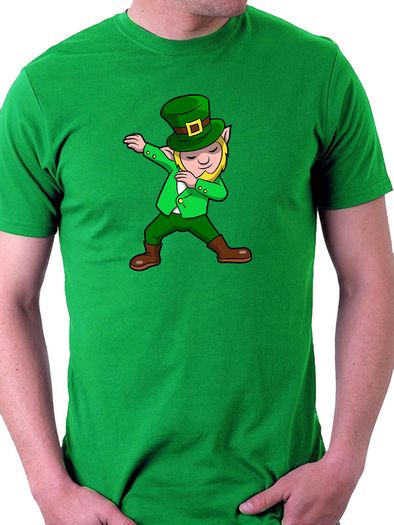 Dabbing Irish Leprechaun T-shirt Tee Top Great Gift Present Idea