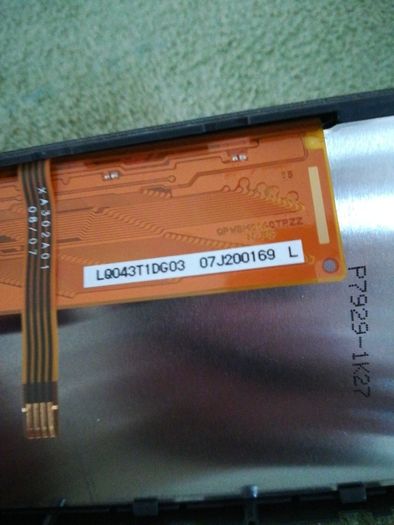 Garmin nuvi 660 FM LCD screen