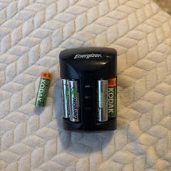 Energizer Battery Charger + Rechargeable Batteries