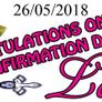 Personalised Confirmation Day Party Banner Poster Image 6