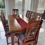 Dining table with 8 chairs Image 7