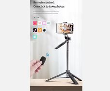A36 Selfie Stick Tripod Mini Extendable 3 in 1 Selfie Stick with Wireless Remote and Tripod Stand Holder