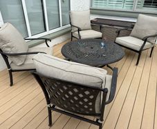 Garden chairs & table set