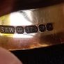9ct men's heavy gold band 4g size S Image 3