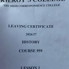 Leaving Cert improve your grade - Revision books Leaving History allCourse materials by Kilroy College