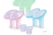 Angled Breast Pump Flanges - Set of 3 - Small (XS, S &amp; M)