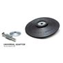 GLASS POLISH 12738 Rigid Hook and Loop Backing Pad with Drill Attachment | 180 mm Image 4