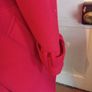 gorgeous red coat with belt Image 5