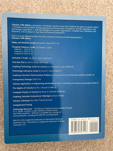 Calculus textbook plus calculus study guide