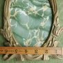 Vintage Botanical Brass Photo Frame Image 9