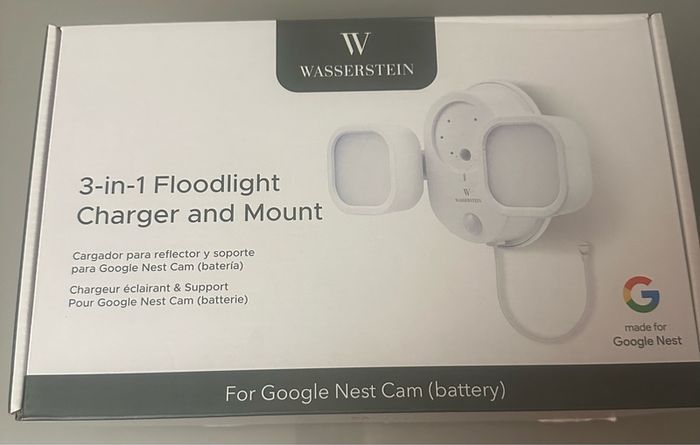3 in 1 Floodlight charger and mount