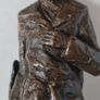 Benedict Joseph Labre Sculpture - Patinated Bronze (Signed) Image 9
