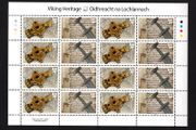 2014 Ireland Viking Heritage Commemorative Stamp Sheetlet Plate 1B1B1B1B Mint Never Hinged (MNH)