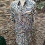 Vintage 80s 90s Retro abstract pattern longline blouse size 10 Postage included Image 9