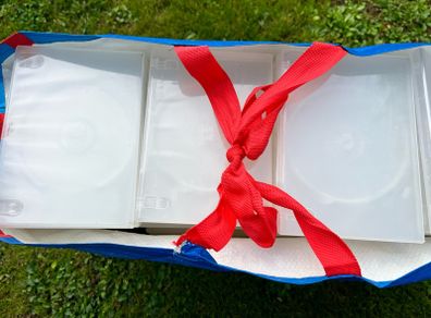 100 empty DVD cases