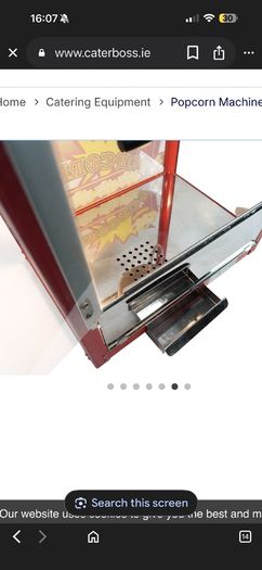 Brand new unopened popcorn machine