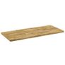 Table Top Solid Oak Wood Rectangular 44 mm 100X60 cm Image 3