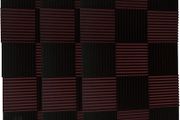 48 Pack Black/burgundy12 X 12"X1" Acoustic Panels Studio Soundproofing Foam Wedge Tiles (FREE POSTAGE)