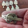 Vintage Metal Army Badges Image 6