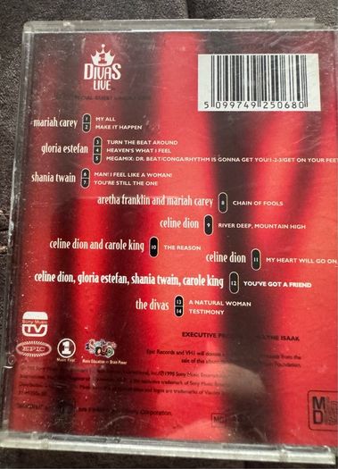 Divas live minidisc