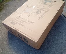 Brand new Bernstein Concealed Toilet Cistern Frame with chrome flush plate