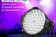 Stage Light 54x3W RGB 3 in 1 LED Par Light Disco Light for Parties with Sound Activated &amp; DMX Control