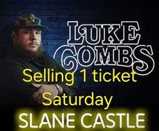 luke Combs Slane Saturday ticket